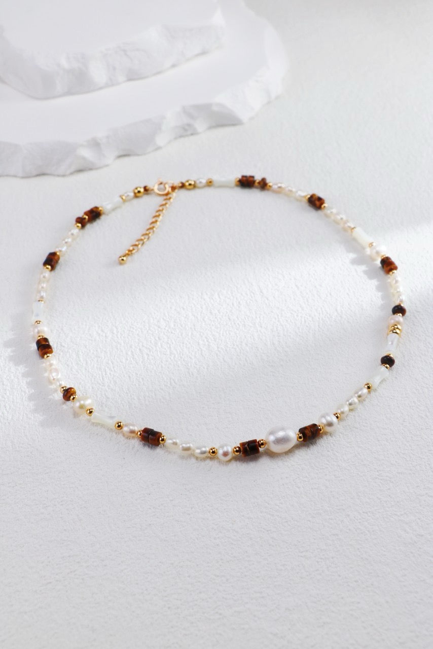 Sterling Silver Pearl Necklace
